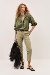 Skinny Jeans Fally Green | ba&sh Clothing