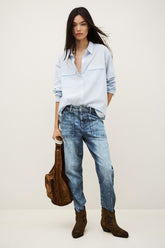 Premium Straight-Fit Jeans Mally Blue | ba&sh Clothing