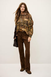 Wide-Leg Pants Mossi Brown | ba&sh Clothing