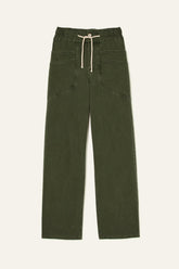 Loose Straight-Leg Pants Fima Green | ba&sh Clothing