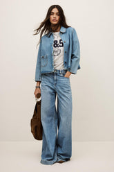 3/4-Sleeve Jacket Tiny Blue | ba&sh Clothing