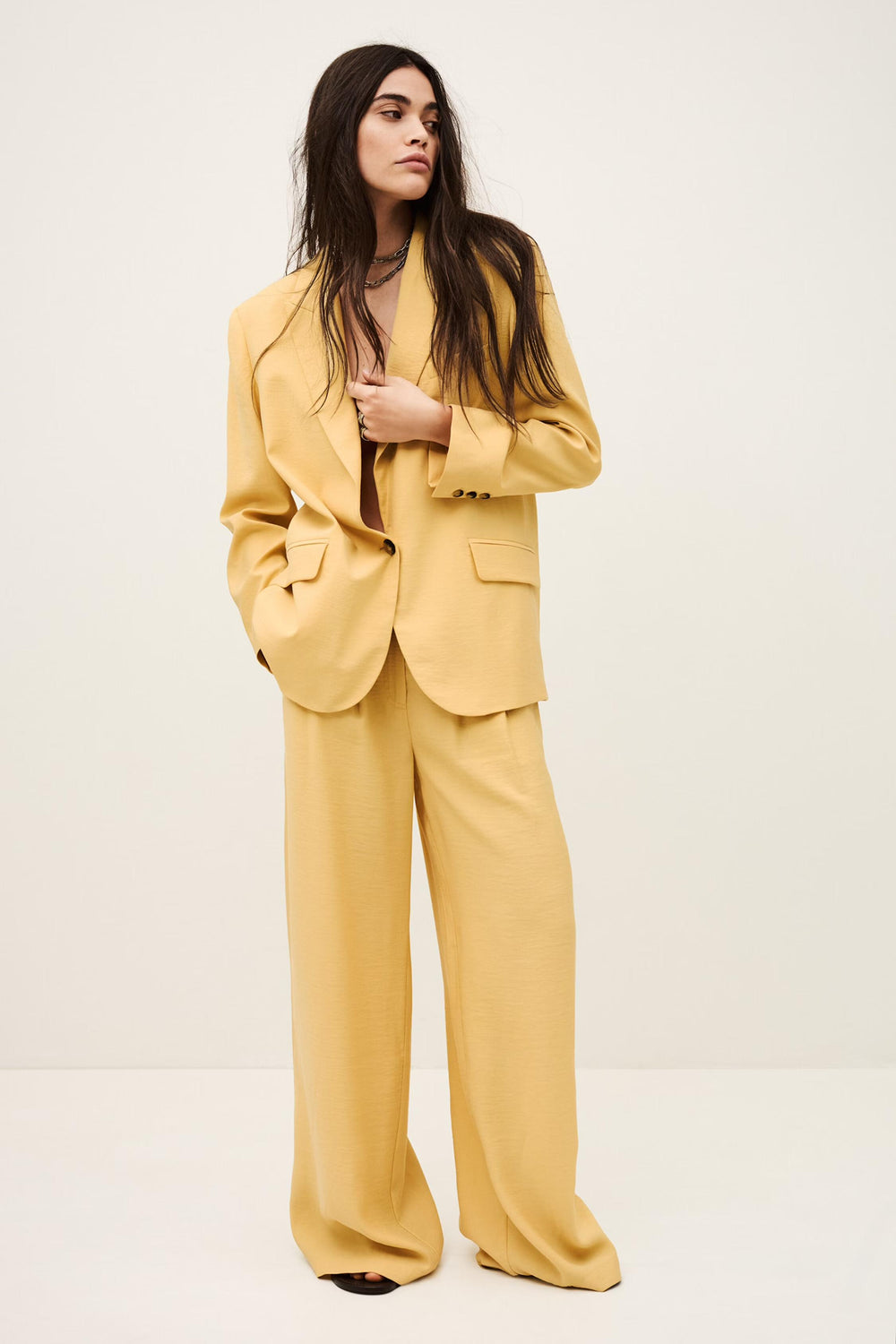 Tailored Jacket Dalena Yellow | ba&sh Clothing