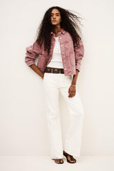 Denim Jacket Runo Pink | ba&sh Clothing
