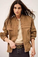 Safari-Style Jacket Coly Brown | ba&sh Clothing