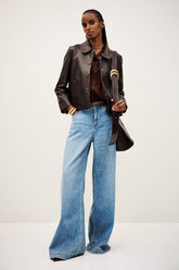 Peter Pan Collar Jacket Milos Brown | ba&sh Clothing