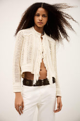 Knit Cardigan Bianca Off-White | ba&sh Clothing