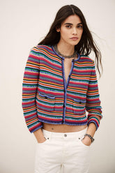 Round Striped Cardigan Fanny Multicolored | ba&sh Clothing