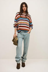 Oversize Striped Sweater Serena Multicolored | ba&sh Clothing