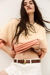 Oversize Sweatshirt Mahida Yellow | ba&sh Clothing
