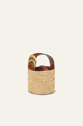 Mini Raffia Bucket Bag Youyou Brown | ba&sh Clothing|Shoes & Accessories