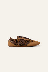 Soft Leather Trainers Celleste Printed | ba&sh Shoes & Accessories