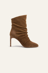 High-Heeled Suede Ankle Boots Colivia Brown | ba&sh Shoes & Accessories