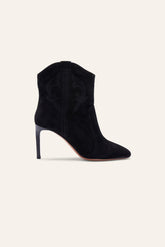 Suede High Heel Ankle Boots Caitlin Black | ba&sh Shoes & Accessories