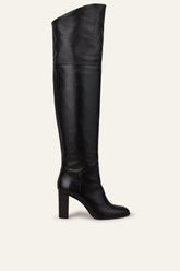 Black Polished Leather Boots Ciry Black | ba&sh Shoes & Accessories