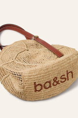 Raffia Straw Bag Palma Natural | ba&sh Shoes & Accessories