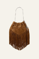 Mini Suede Bag June Brown | ba&sh Shoes & Accessories