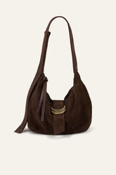 Suede Hobo Bag Youyou Brown | ba&sh Shoes & Accessories