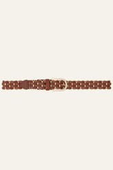 Braided Leather Belt Beck Brown | ba&sh Shoes & Accessories