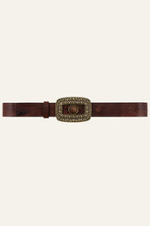 Leather Belt Boni Brown | ba&sh Shoes & Accessories