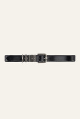 Belt With Multiple Loops Berkane Black | ba&sh Shoes & Accessories