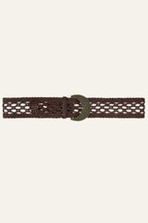 Braided Leather Belt Balmy Brown | ba&sh Shoes & Accessories
