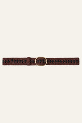 Woven Raffia Belt Raphia Brown | ba&sh Shoes & Accessories