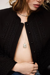 Zircon Pendant Necklace Anouchka Gray | ba&sh Shoes & Accessories