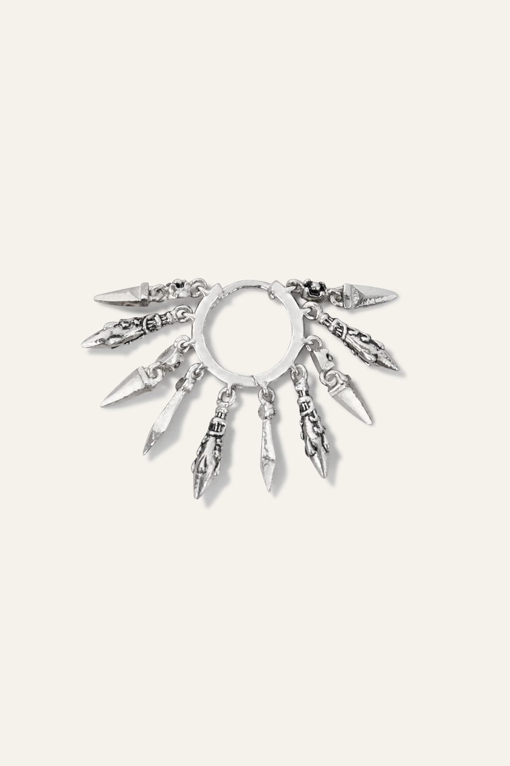 Hoop Earring Mina Gray | ba&sh Shoes & Accessories