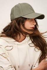 Cotton Baseball Cap Halyce Green | ba&sh Shoes & Accessories