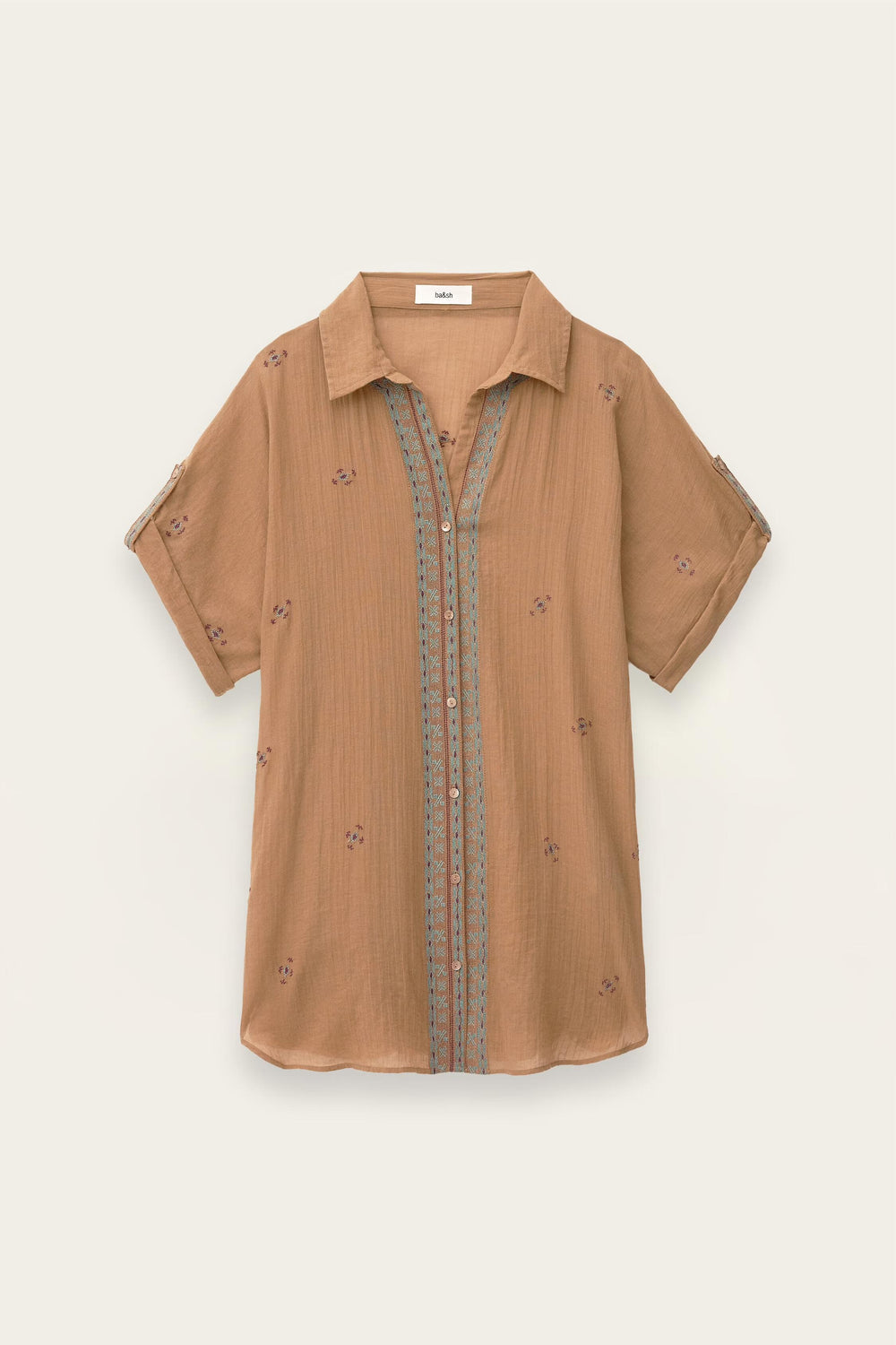 Embroidered Shirt Daela Beige | ba&sh Clothing