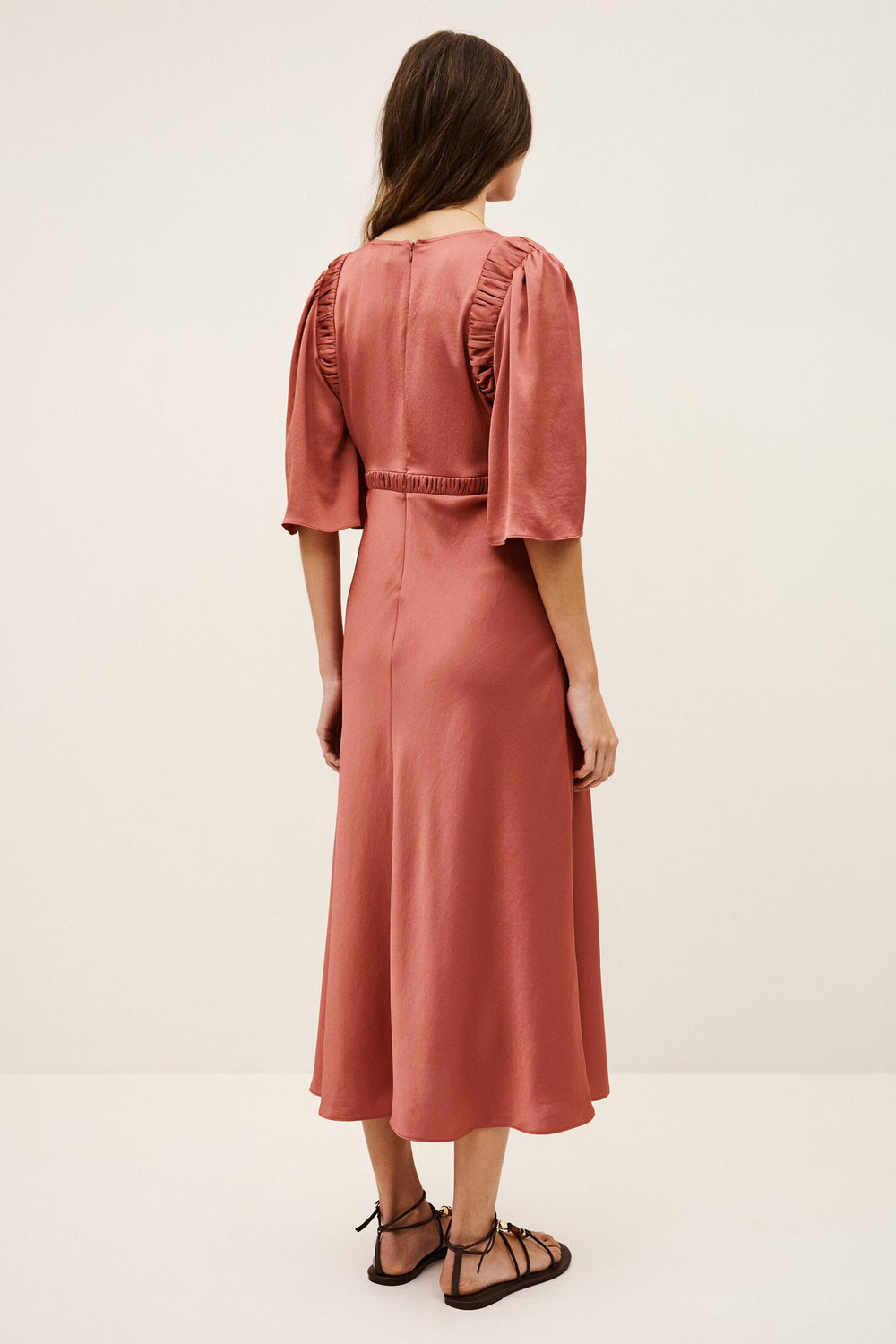 Midi Dress Charlotte Pink | ba&sh Clothing