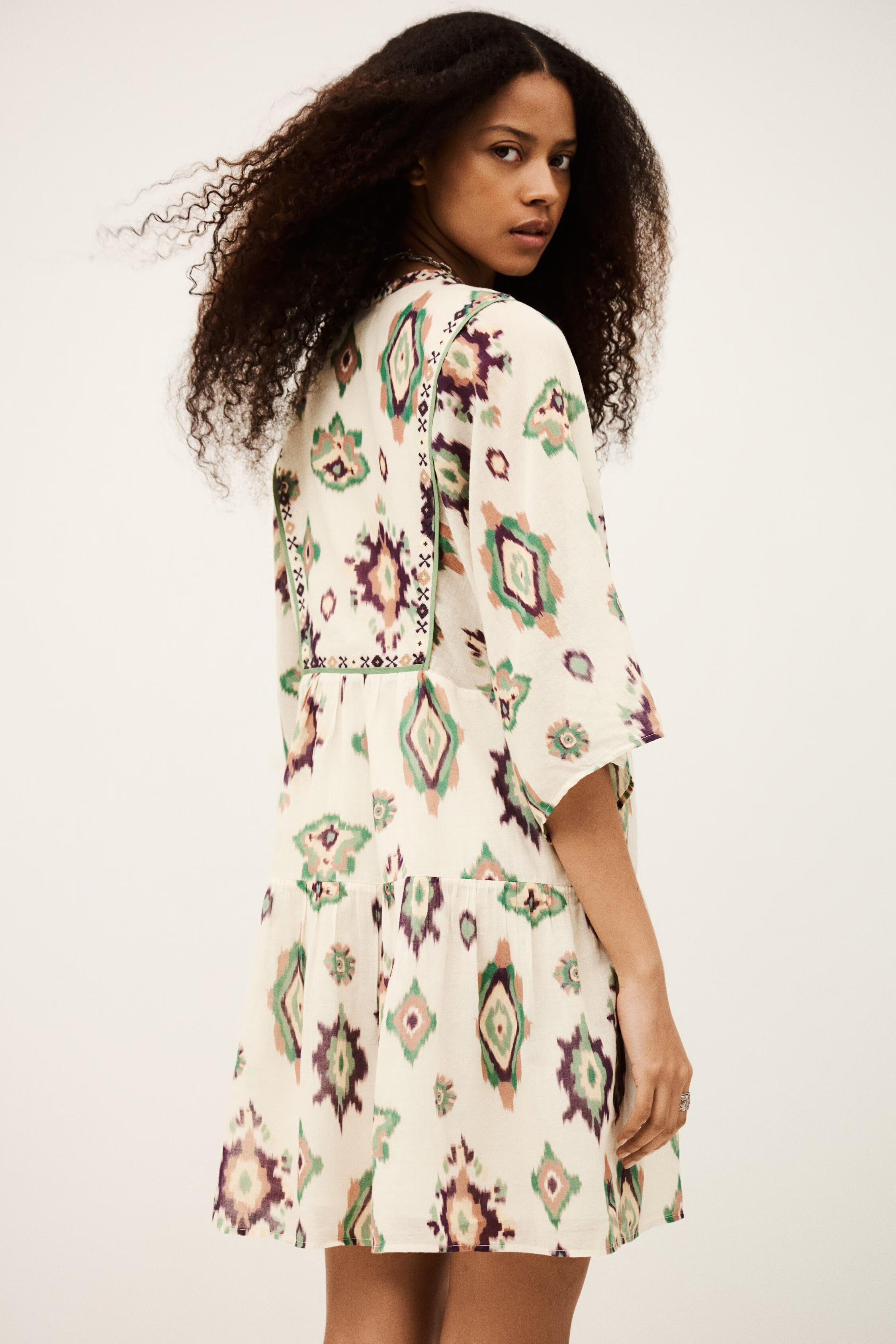 Mini Dress Olalie Off-White | ba&sh Clothing