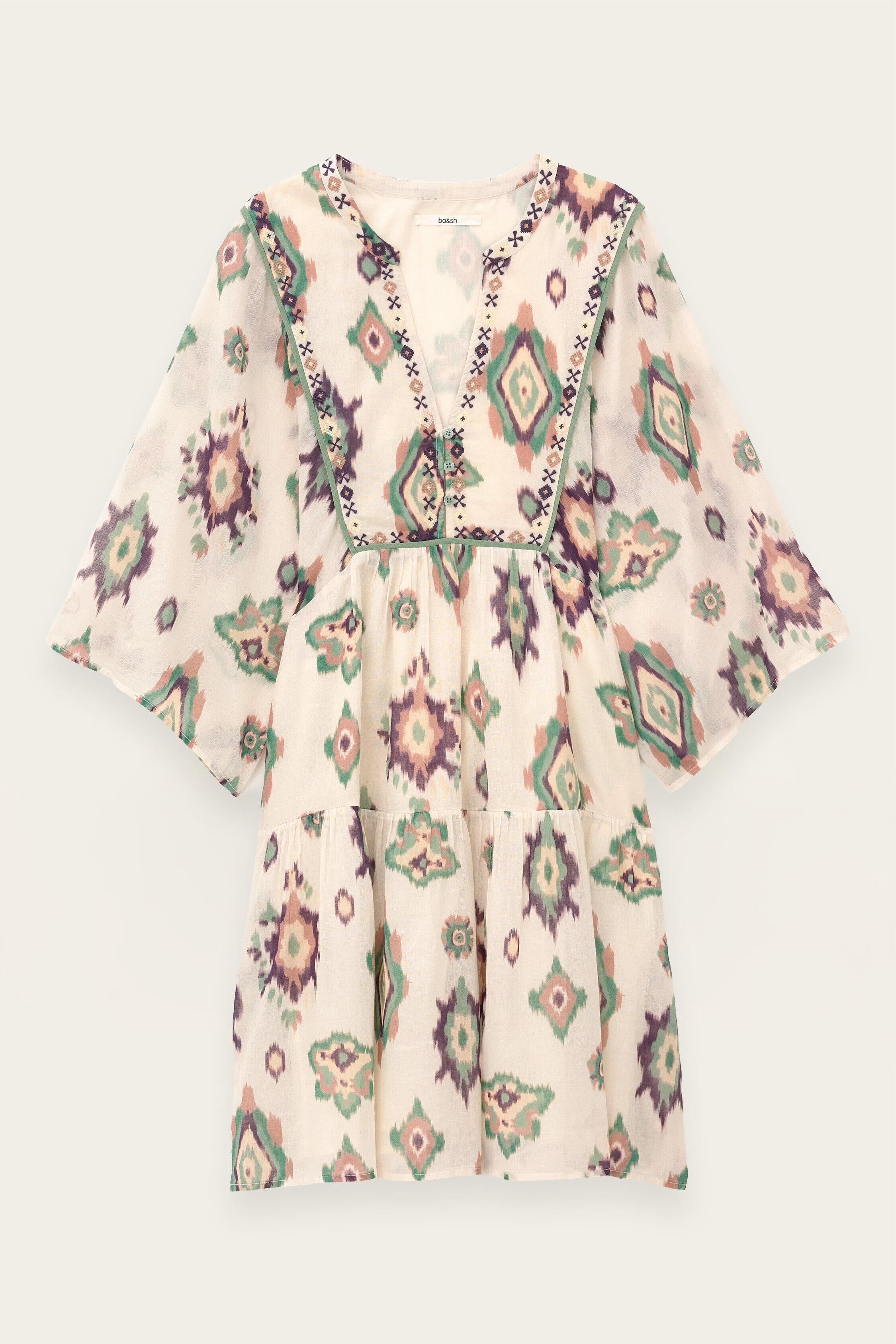 Mini Dress Olalie Off-White | ba&sh Clothing