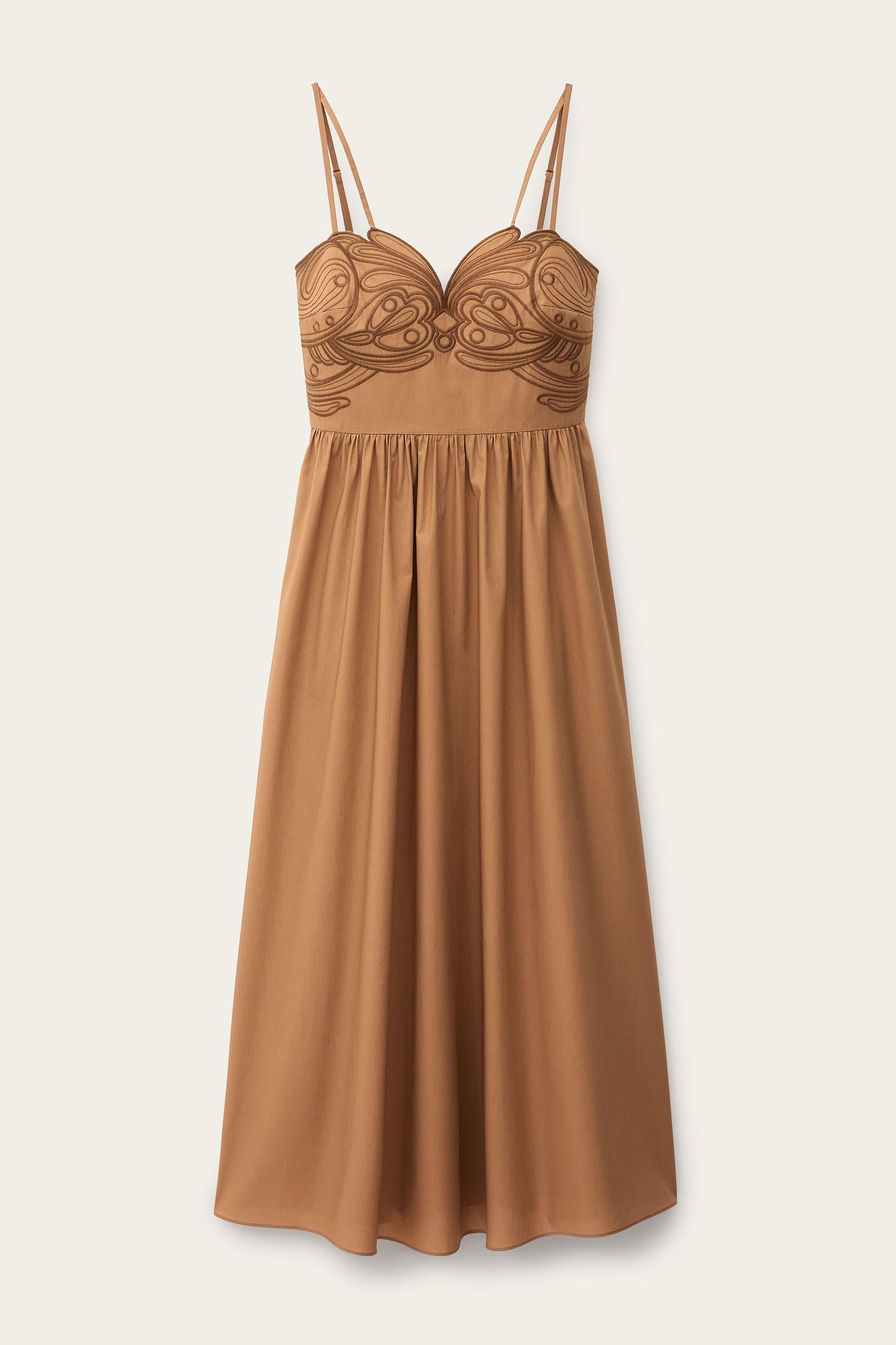 Midi Dress Romi Brown | ba&sh Clothing
