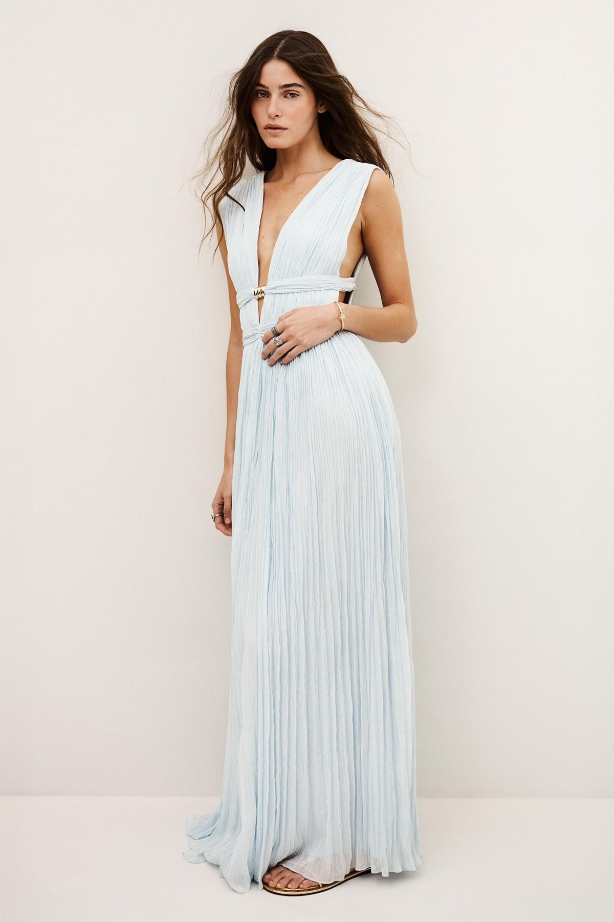 Maxi Dress Tania Blue | ba&sh Clothing