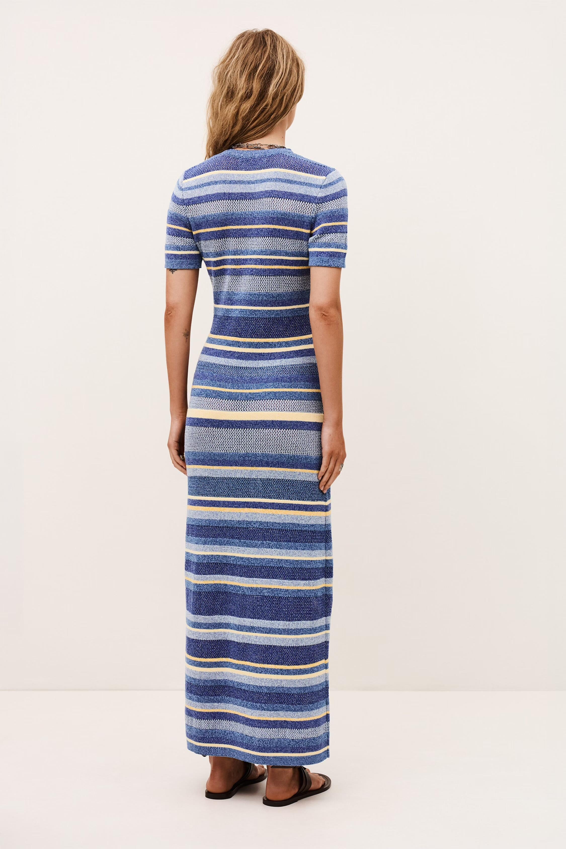 Striped Knitted Maxi Dress Tonnie Multicolored | ba&sh Clothing
