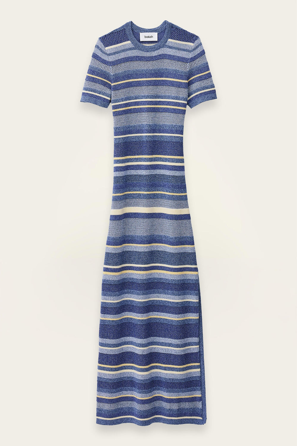 Striped Knitted Maxi Dress Tonnie Multicolored | ba&sh Clothing