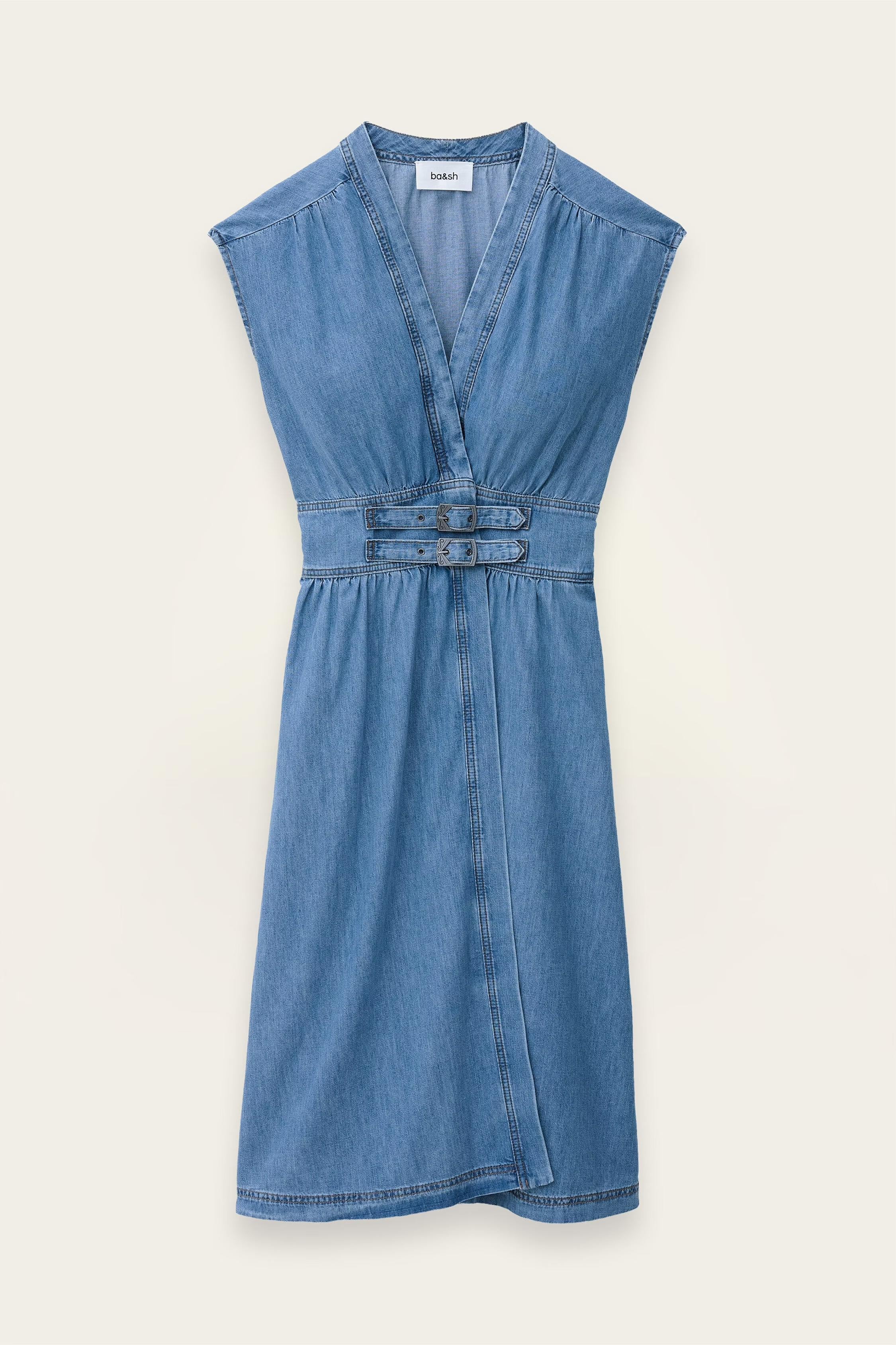 Midi Dress Love Blue | ba&sh Clothing|Sale