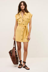 Mini Dress Diala Yellow | ba&sh Clothing
