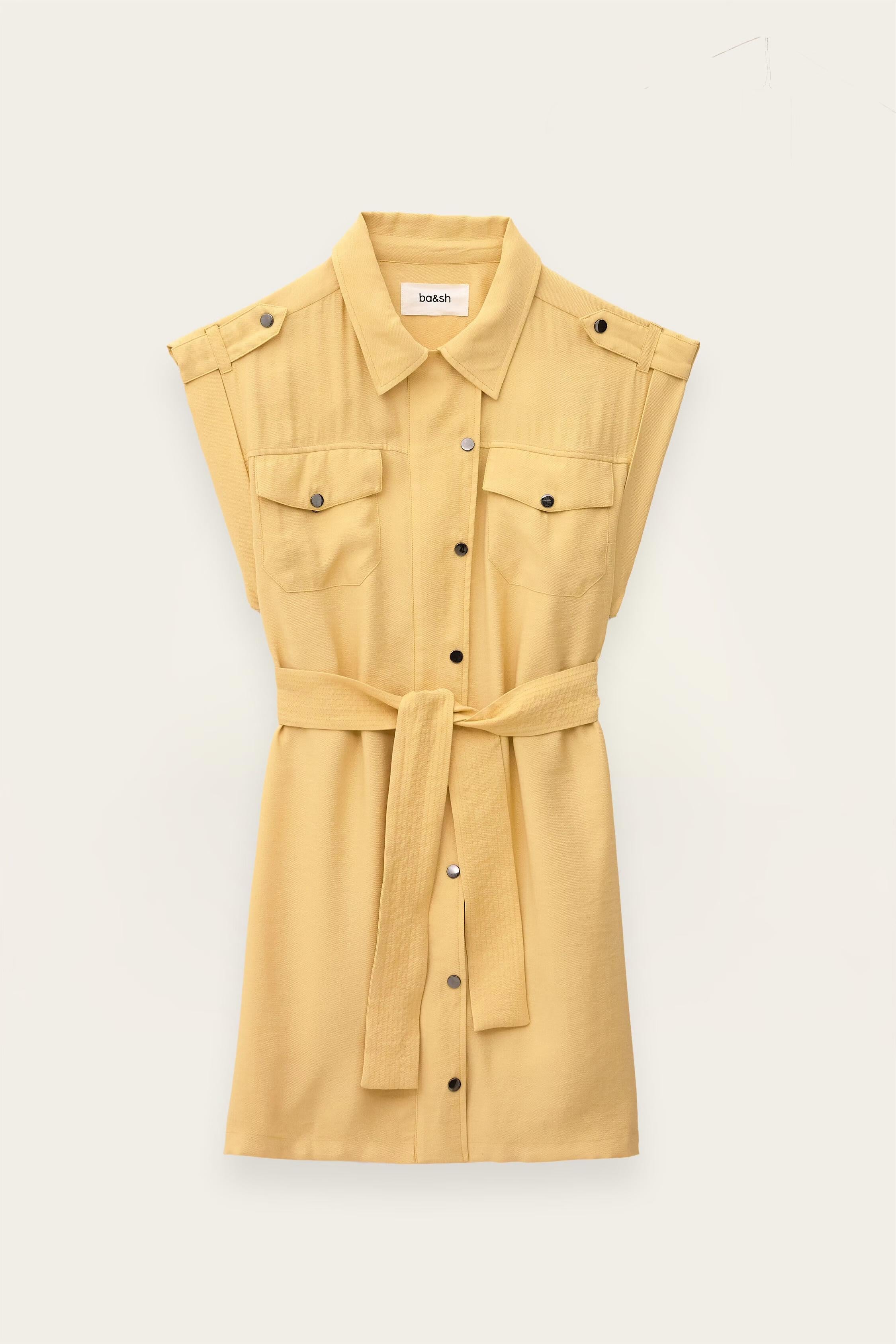 Mini Dress Diala Yellow | ba&sh Clothing