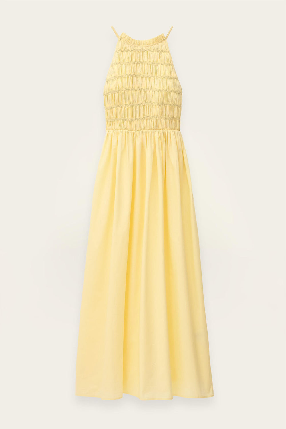 Smocked Maxi Dress Eris Yellow | ba&sh Clothing