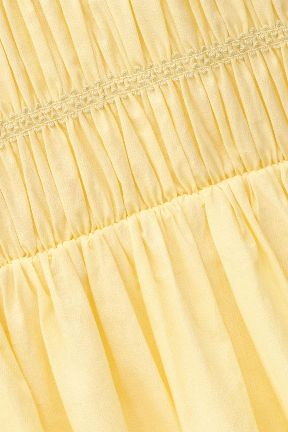 Smocked Maxi Dress Eris Yellow | ba&sh Clothing