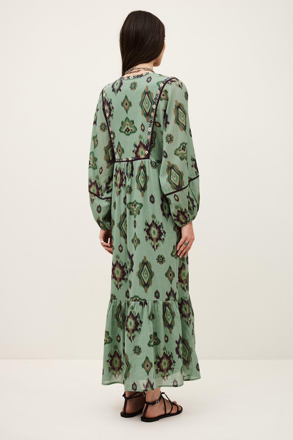 Midi Dress Oelia Green | ba&sh Clothing