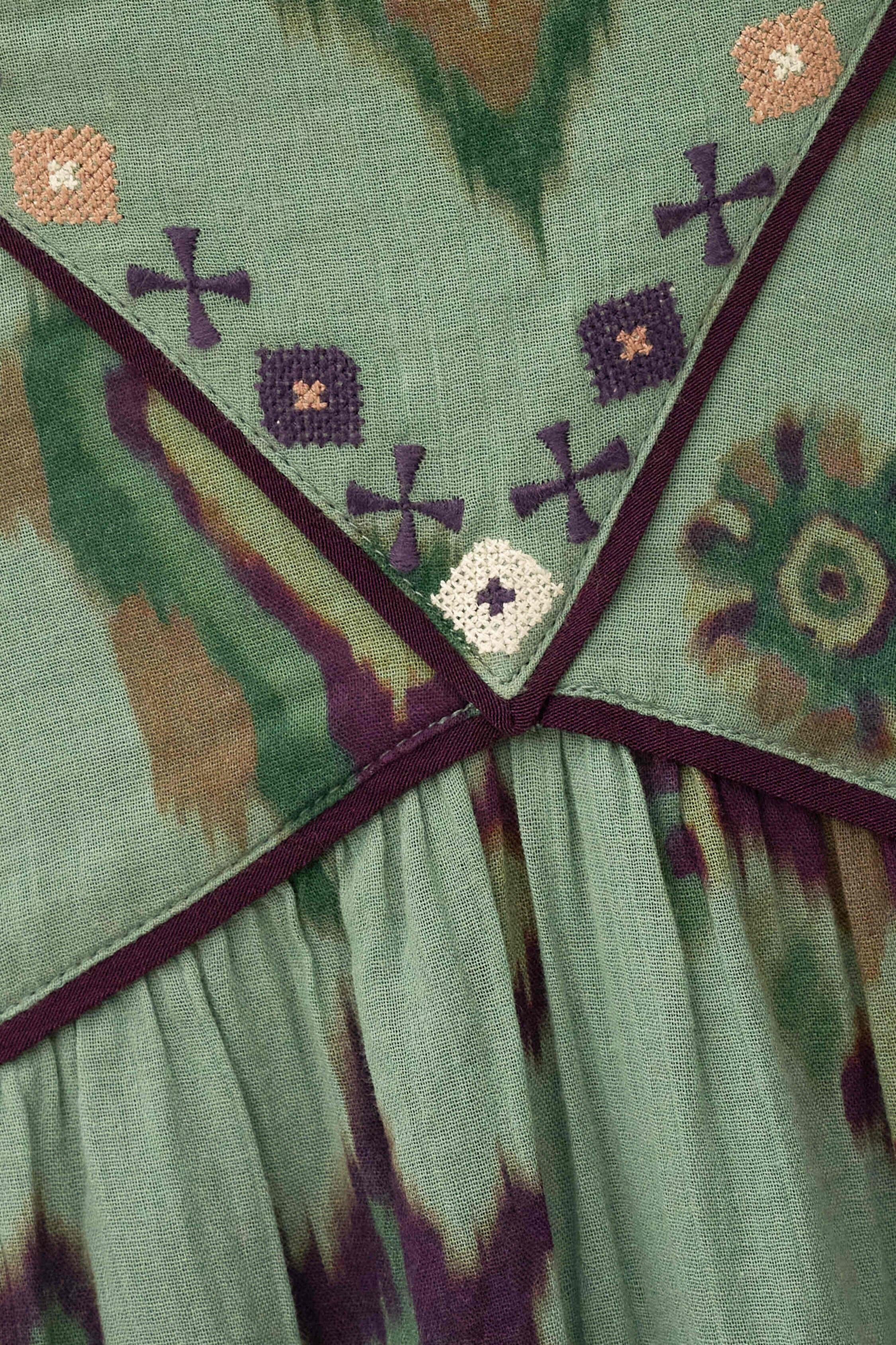 Maxi Dress Omelia Green | ba&sh Clothing