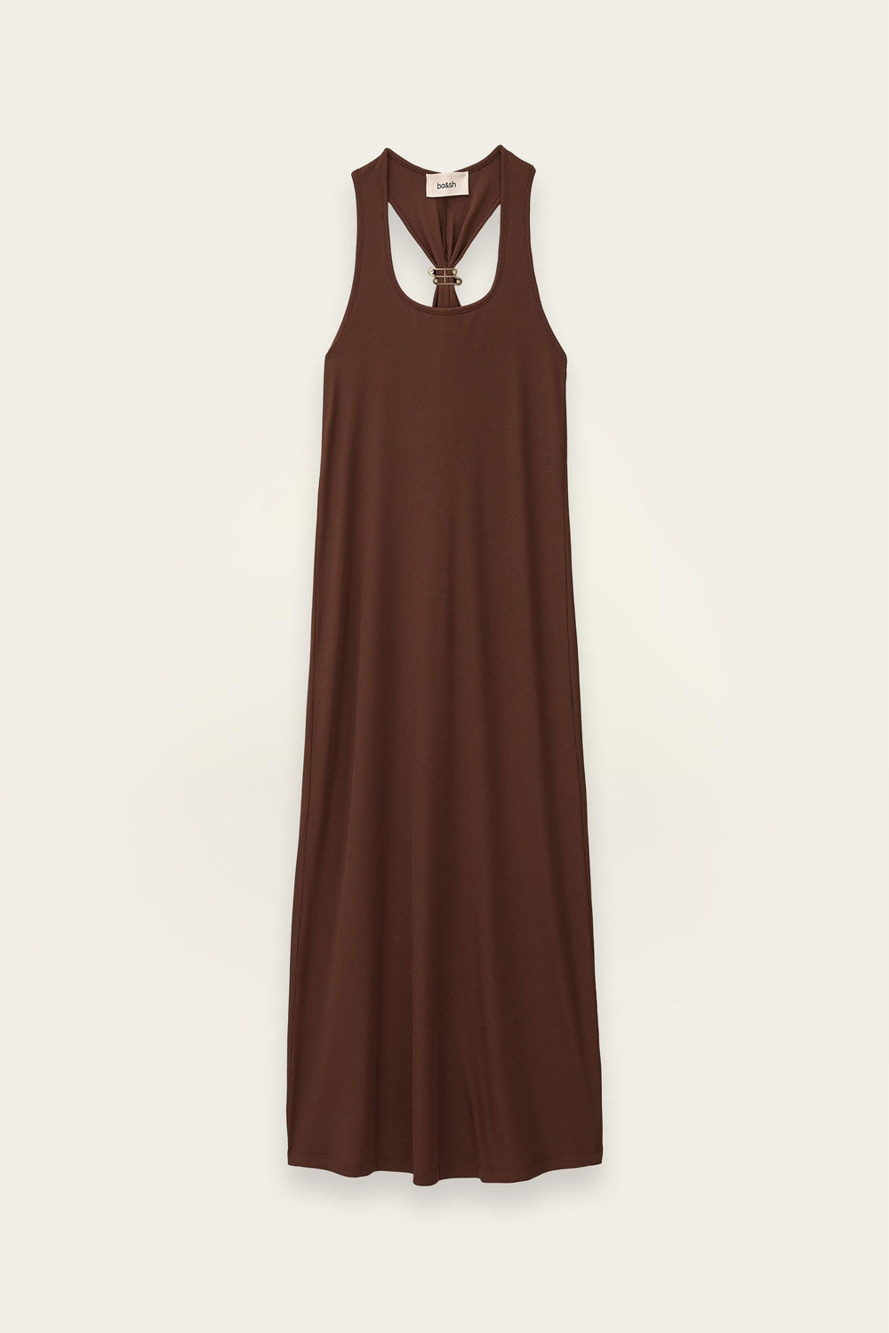 Jersey Maxi Dress Naora Brown | ba&sh Clothing