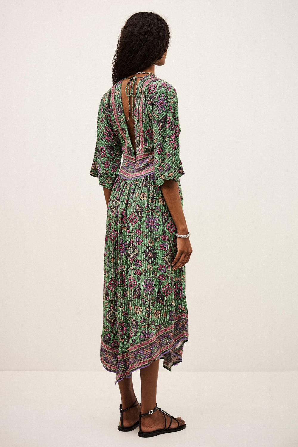 Midi Dress Pipa Green | ba&sh Clothing