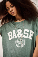 T-Shirt Dress Civia Green | ba&sh Clothing
