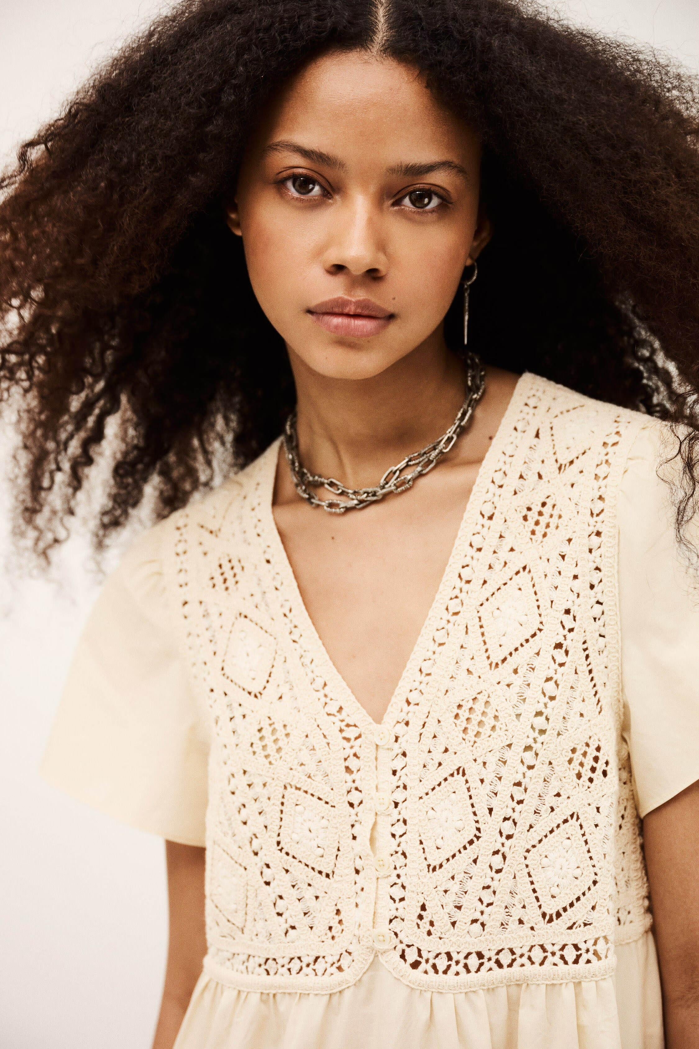 Midi Dress Sandy Off-White | ba&sh Clothing