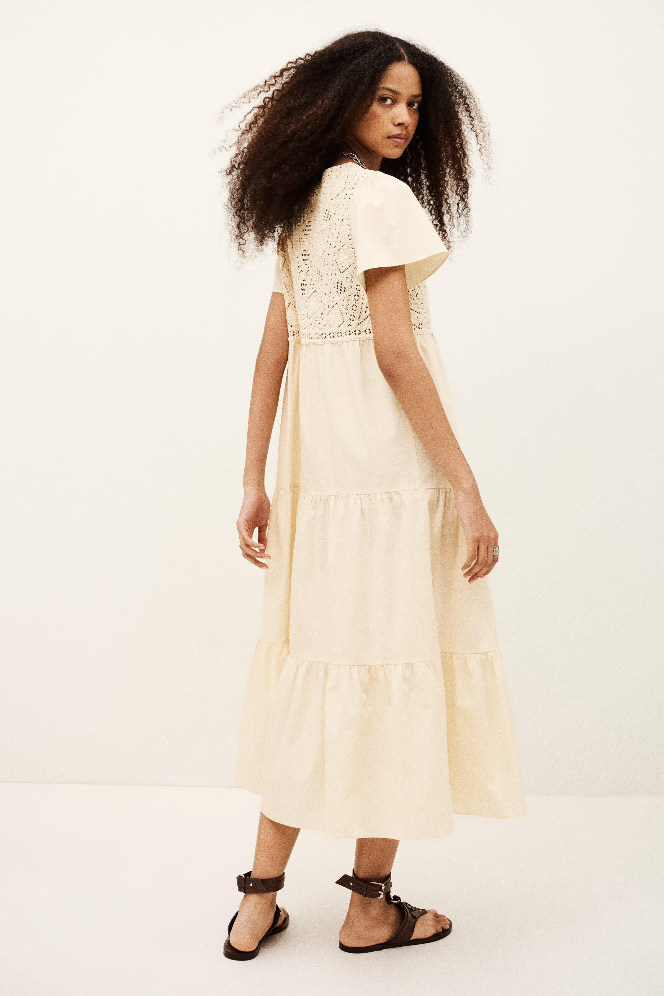Midi Dress Sandy Off-White | ba&sh Clothing