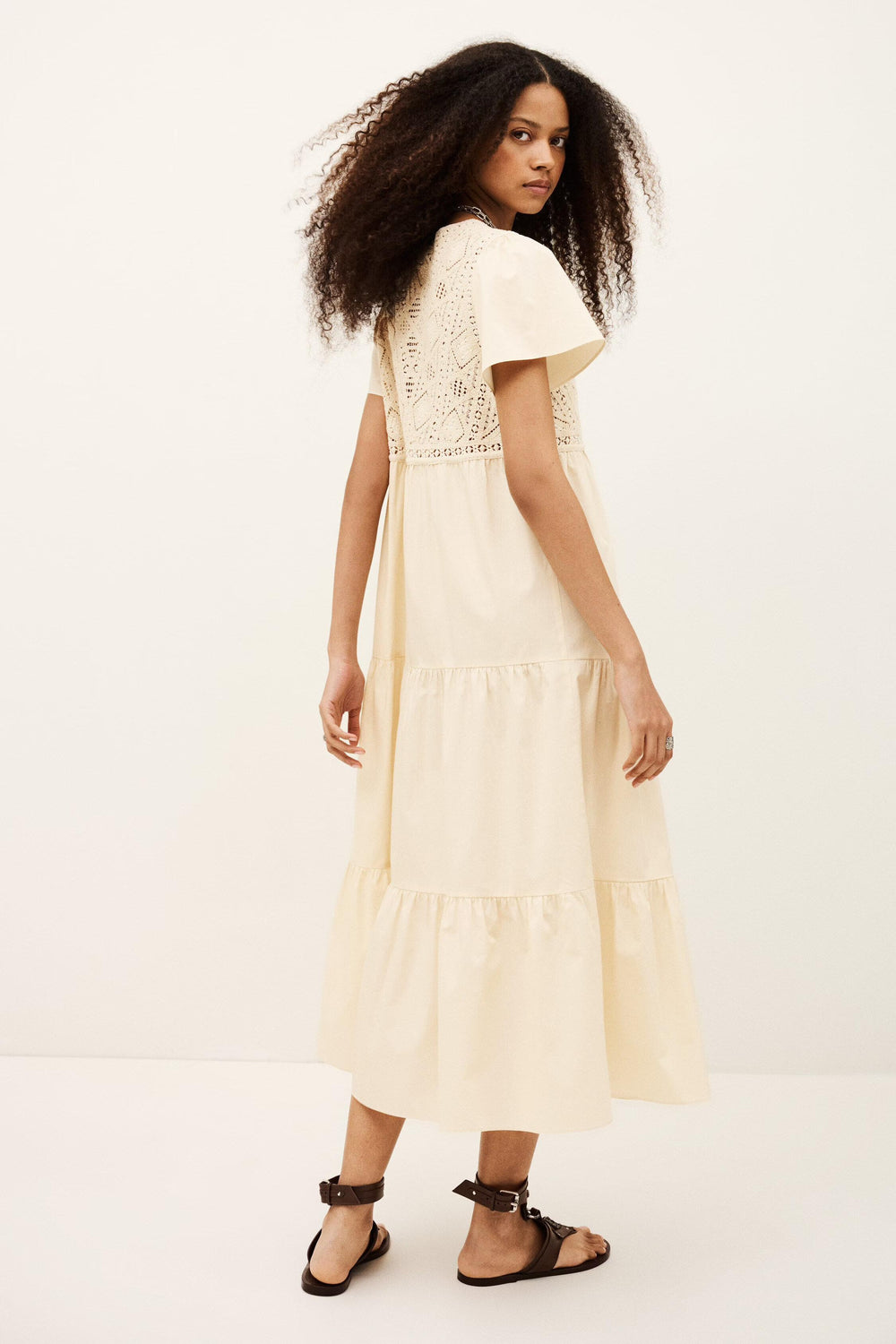 Midi Dress Sandy Off-White | ba&sh Clothing
